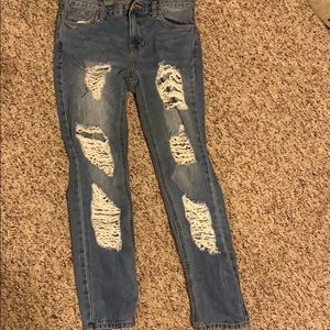Forever 21 Distressed Jeans